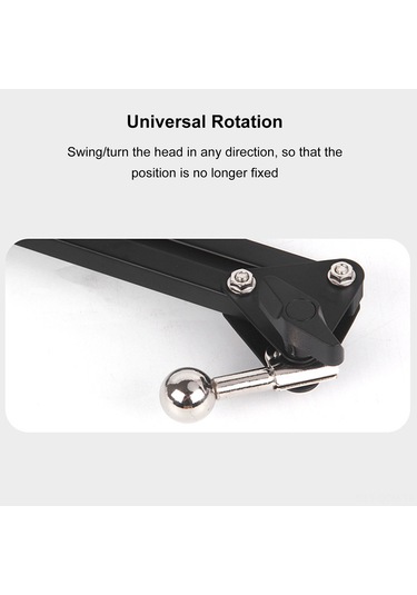 Qingmipy Siyah Çok Fonksiyonlu Klemli Kollu Telefon/tablet Tutucu - 4-12.9 İnç Uyumlu - Çalışma/izleme/canlı Yayın İçin Elden Kurtarır - Masa/ Yatak/ Dolap Uygun