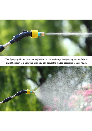 Neevoyu Elektrikli El Sprayer, Çift Mod Düz Akış/bulut , Teleskopik Çubuk 550mm , 3m Su Borusu, Li-poly Batarya, Bahçe/ev Temizliği/dezenfeksiyon