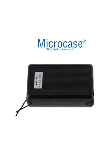 Microcase Mor Işıklı Çift Gözlü 60x 30x Büyütme Büyüteç Model By9