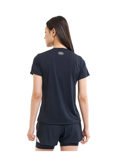 Under Armour Tech Solid Kadın Siyah Yuvarlak Yaka Tişört Siyah