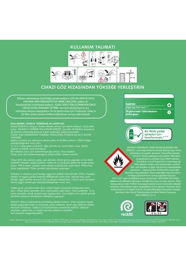 Air Wick Freshmatic Oda Kokusu Makine + Bahar Çiçekleri Yedek 250 ML
