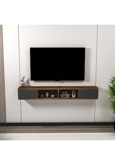 Arnetti Duvara Monte Mayer Televizyon Sehpası, Lidya Antrasit