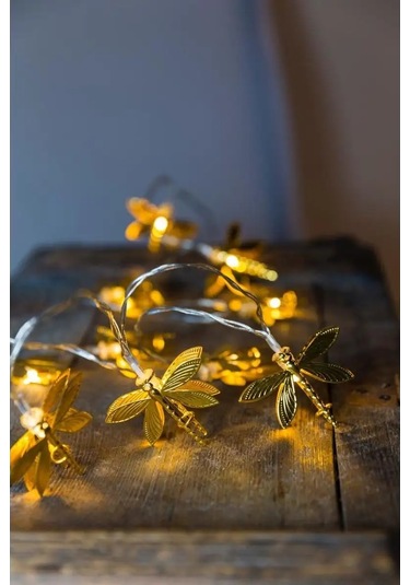Family Co. Elektrikli Led Işık Zinciri, Pilli Işık 97907429 Sarı Sıcak