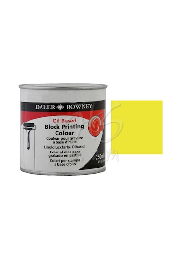 Daler Rowney Oil Based Block Printing 250Ml 607 Brilliant Yellow