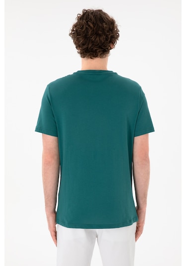 U.S. Polo Assn. Erkek Regular Fit Bisiklet Yaka Koyu Yeşil Basic Tişört 50305928-VR101 U.S. Polo Assn. Erkek Regular Fit Bisiklet Yaka Koyu Yeşil Basic Tişört 50305928-VR101
