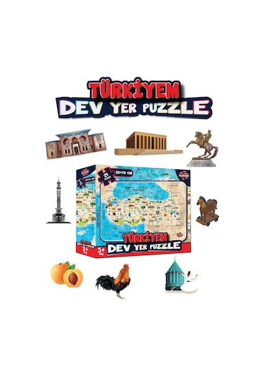 Kidsan Türkiyem Dev Yer Puzzle
