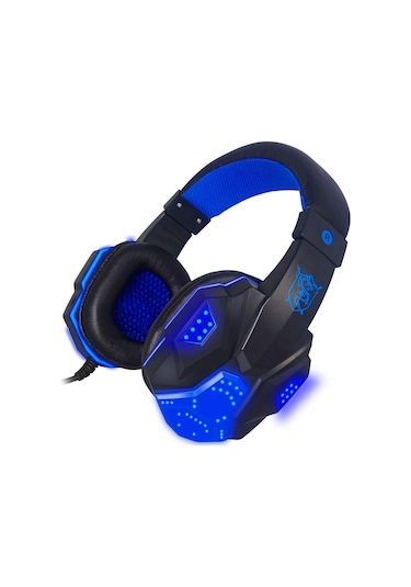 Suntek Pc Için Mic Led Işıklı Kulak Üstü Oyun Kulaklığı
