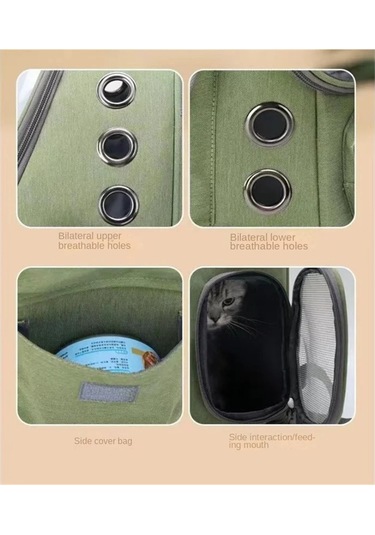 Jialan Kedi Sırt Çantası Taşıyıcı, Nefes Açık Kapsül Sırt