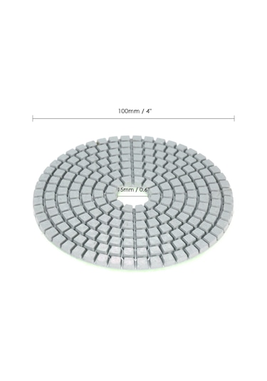 Ximistore9 12 Parça 4" Elmas Islak Taşlama Seti - Granit, Mermer Ve Beton İçin Profesyonel Zımpara Diskleri