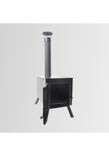 Nurgaz Ng Csk Çadır Kamp Sobası Küçük Çantalı Gri