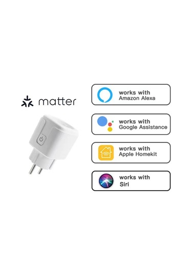 Wezone Matter Protokolü Destekli Akıllı Prizi 16a - Wifi Bağlantı, Çoklu Platform Entegrasyonu, Çocuk Güvenliği Ve Yüksek Güç