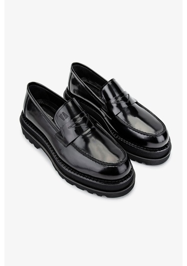 Valmenti Erkek Hakiki Deri Siyah Açma Loafer Ayakkabı 771 500 Erk Ayk Y24 Sıyah Acma Siyah