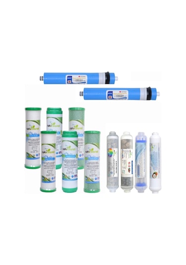 Buzsu Açık Kasa Filtre Seti Eko Paket 2X Membran 2X Ön Filtre