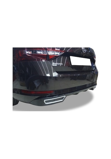 Skoda (Plastik) Superb Egzoz Görünümlü Difüzör