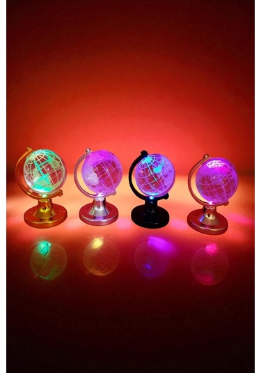 Mini Işıklı Kristal Dünya