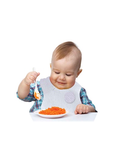 Sevi Bebe 2619 Kağıt Mama Önlüğü 12 Li Beyaz