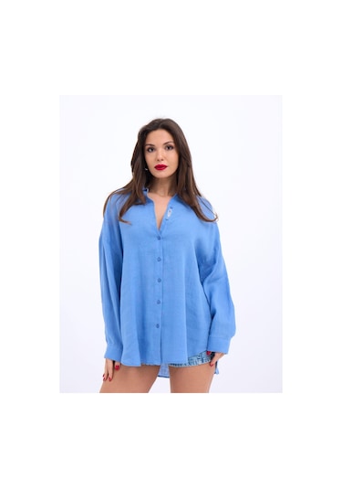6758 Gömlek-mavi Mavi