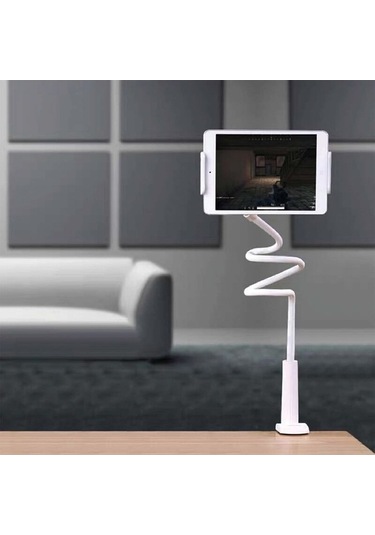 Yingfu 360 Dönme Tutucu, Tek Elle Ayarlı Kaz Boynu, Telefon Destekçi Diğer