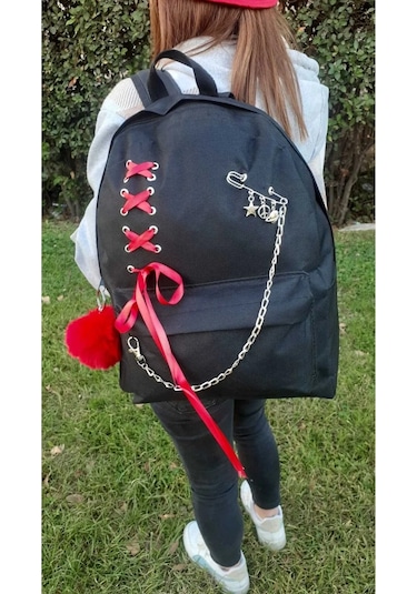 Shopiolog Çanta Unisex Kore Model Sırt Çantası