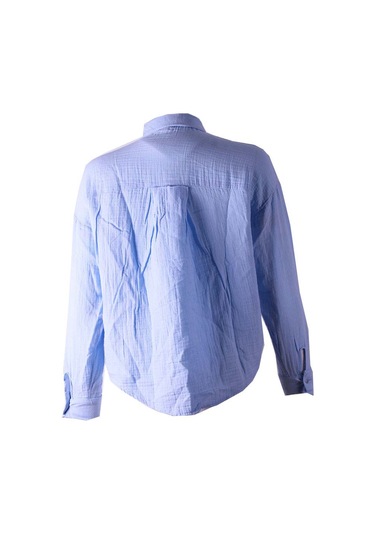 Trender Mavi Kadın Gömlek 6507 Mavi