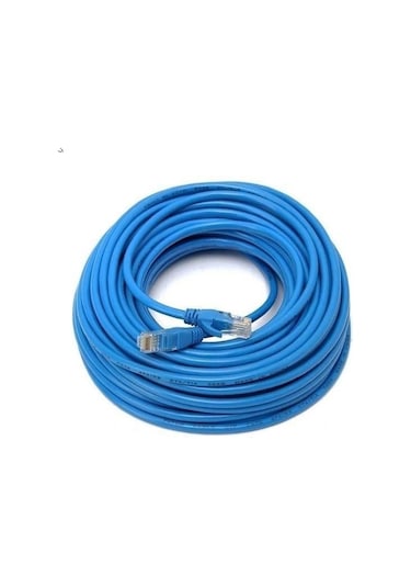 CAT 6 KABLOSU ETHERNET 15 METRE İNTERNET MODEM LAN RJ45 UÇ