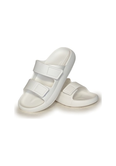 Oregon Shoes Feelup Comfort Eva Erkek Deniz Günlük Cırtlı Terlik Ekru Ekru