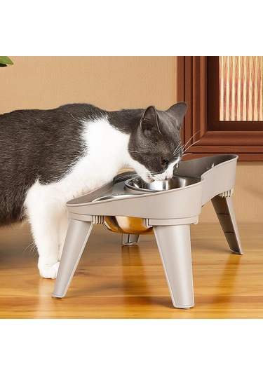 Homyl Yükseltilmiş Evcil Hayvan Kapları Kaymaz Ayaklı Besleme