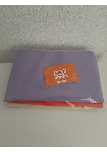 Mef Collection Tela Yorgan Hurcu Mega Fermuarlı Sandık Tipi Baza Altı 3'lü Çok Renkli