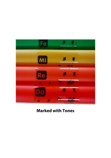 Ranyeek Renkli 8'li Sesli Boru Seti - Pe Plastik, Ropesiz, Orff Çalgısı, Toplu Oynama İçin Taşınabilir Yüksek-orta-alt Sesler