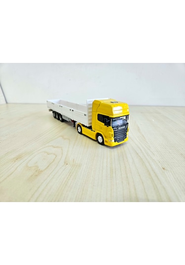 1/64 Ölçek Scanıa R730 Sal Dorseli Tır Maketi 25 Cm Boy