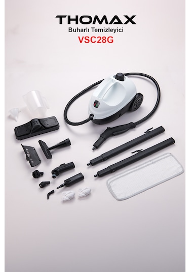 Thomax VSC28G Çok Fonksiyonlu 1500 W Buharlı Temizlik Makinesi