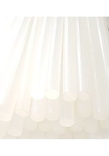 Slikon İnce Mum Sıcak Silikon Tabancası Çubuk 10 Adet