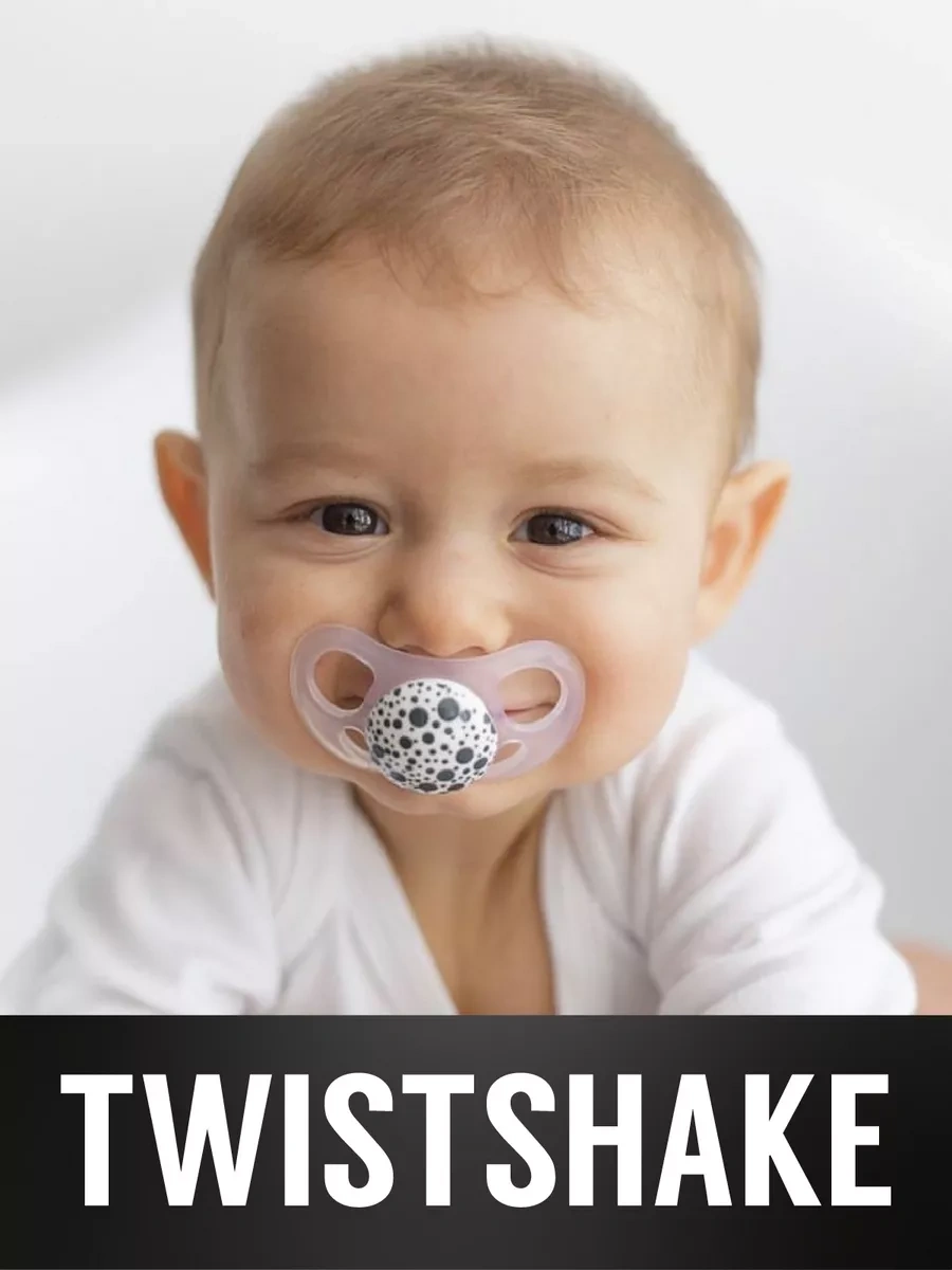 Twistshake Pamuksuz Emzik, 2'li Paket, Ortodontik, 6+ Aylık, Silikon 9242129 Beyaz