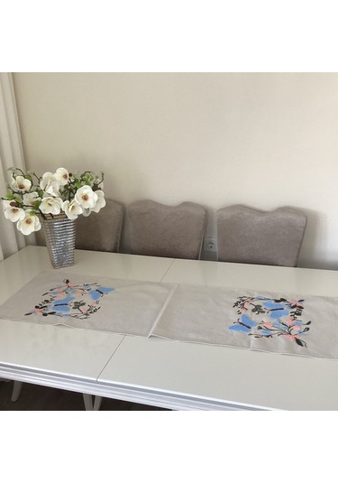 Punch İşlemeli Kelebek Desenli Dekoratif Kırlent Kılıfı Takım Karışık/Çok Renkli