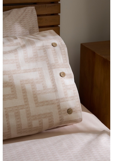 Kaşmir Home Sorento Çift Kişilik Nevresim Takımı Bej Bej