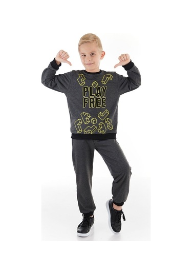 Denokids Mushi Play Free Erkek Çocuk Pantolon Takım Çok Renkli