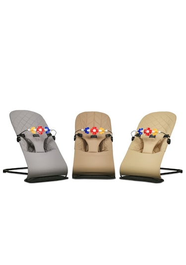 Merfbaby Oyuncaklı Ana Kucağı - Kahve - Taşıma Çantalı