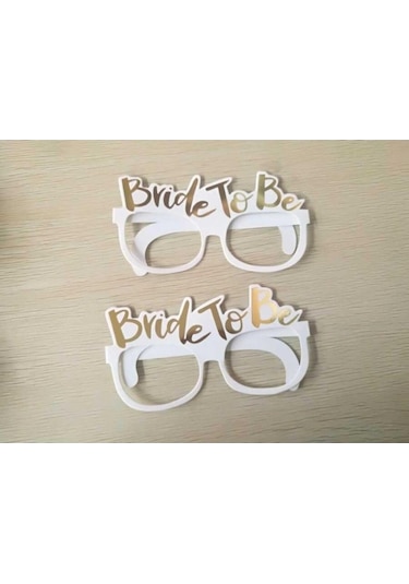 Bride To Be Gold Varak Yazılı Karton Gözlük 10 Lu