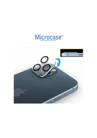 Apple Uyumlu iPhone 14 Pro/14 Pro Max 3D Kamera Camı Lens Koruyucu Night DELUX