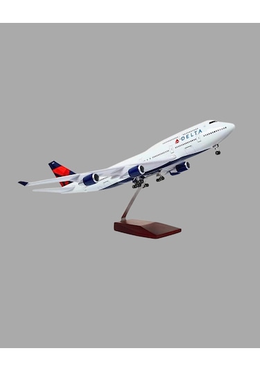 1/135 Delta Airlines Boeing 747 47 Cm Model Uçak Maketi