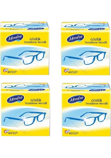 Mendiva Gözlük Temizleme Mendili 4 Adet