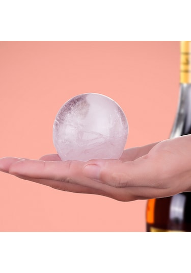 Maiyame Gıda Kalitesi Silikon Buzluk Kalıbı - Ev Kullanıma Uygun, Sızıntısız Tasarım, Yüksekliye Konulabilir, Pembe Renk, Deri Kutu İçerisinde Çok Renkli