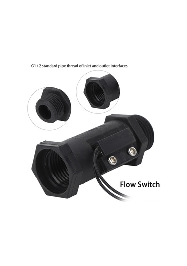 Dianziye Fs-135 Su Akışı Sensörü Pp Plastik Dc0-110v Su Yokluğu Koruma Anahtarı Lazer Kaynak Makinesi İçin