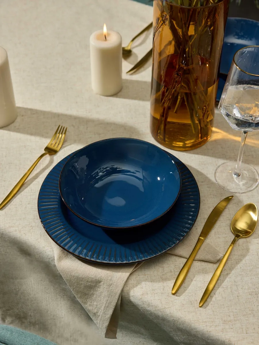 Unifico Celeste Blue 20 Cm 4 Adet Çorba İçin Derin Tabaklar 296145784 Mavi