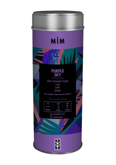 Mim Tea Purple Sky Tea Mor Kelebek Çayı 50 G