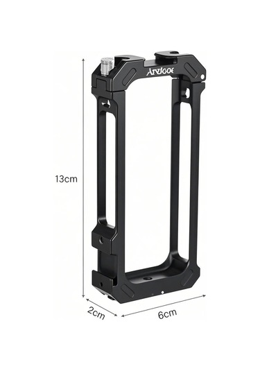 Mufunye Insta360 X3 Kamera Kafesi - Alüminyum Alyuminyum Malzeme - Spor Kamera Koruyucu Kutu