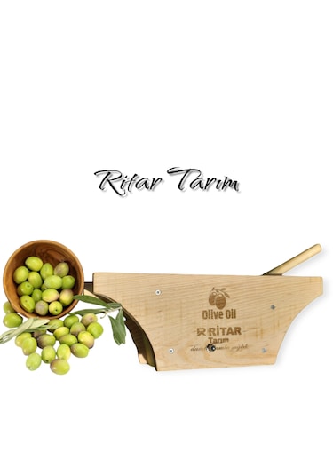 Ritar El Yapımı Ahşap Zeytin Kırma Makinesi / Aleti