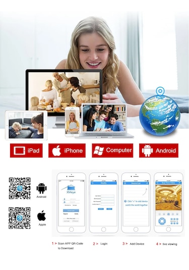 Ventus 8mp Xmeye İcsee 16 Kanal Kayıt Cihazı Nvr 4k