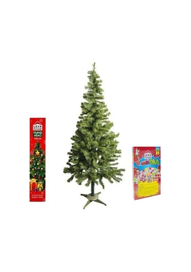 Leva House Leva Yılbaşı Çam Ağacı Seti 150 Cm + Tombala