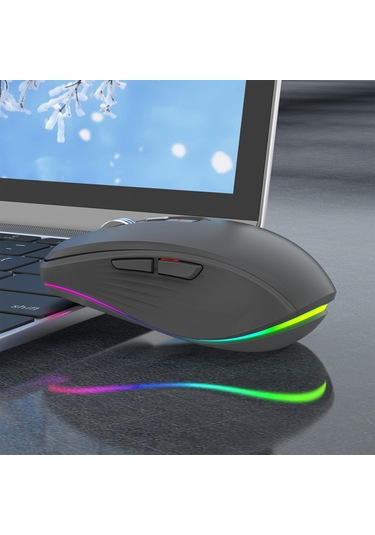 Geeksen 2.4 G Bluetooth 5.1 Çift Modlu Ergonomik Kablosuz Mouse